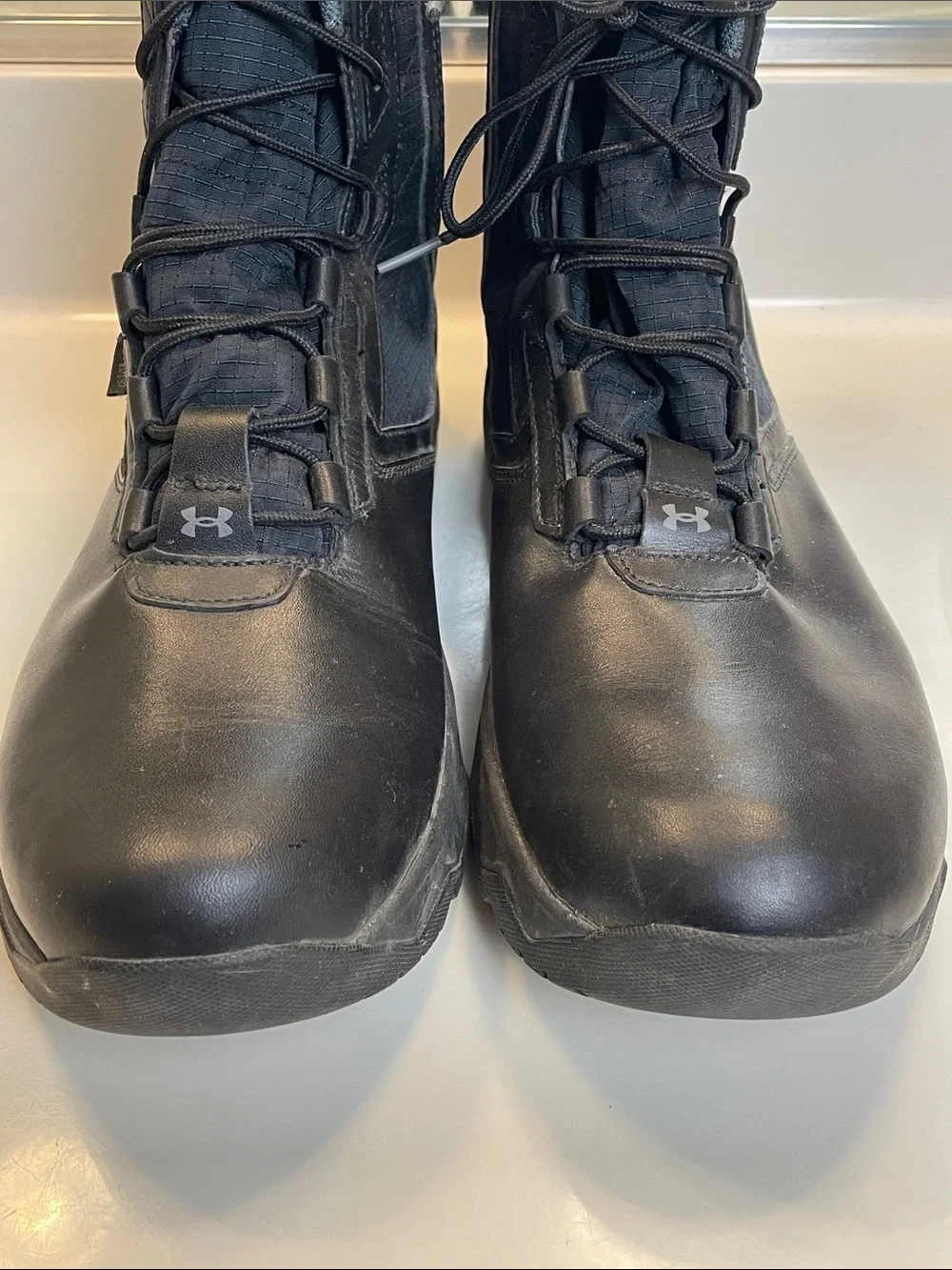 Under Armour Men's Stellar G2 Zip Waterproof Military Tactical Black Boots